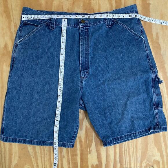 Wrangler Hero Jean Shorts Jorts Mens Size 40 Carpenter Style Pockets* - Picture 4 of 9